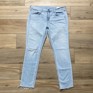 Rag & Bone Womens Dre Slim Fit Boyfriend‎ Jeans Glena Light Wash Size 32